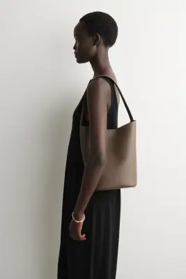 MINI SAC CABAS PARADIGM - CUIR - BRUN CLAIR