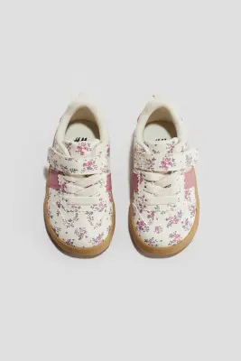 Sneakers barefoot - Blanc/fleuri