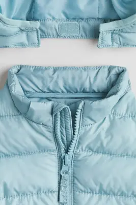 Doudoune à capuche - Turquoise