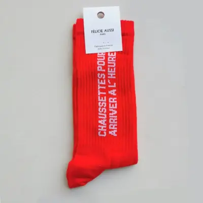 Chaussettes Pour arriver à l'heure - Félicie Aussi