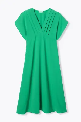 Robe longue et unie Femme