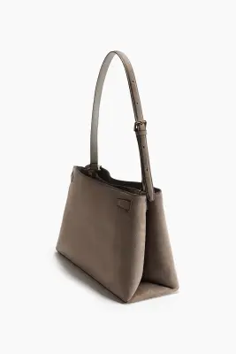 Sac porté épaule - Grège