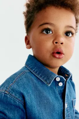 Chemise en denim - Bleu denim