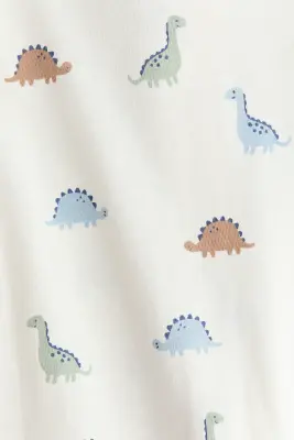 Pyjama à motif - Crème/dinosaures
