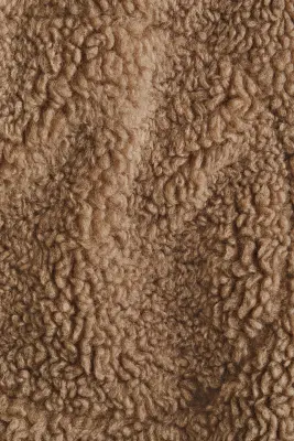 Veste en tissu Teddy bear - Marron clair