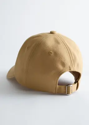 Casquette en sergé de coton - Jaune