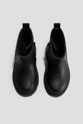 Bottines imperméables et chaudement doublées - Noir