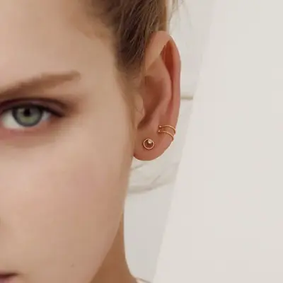 Earcuff ode double torsadé