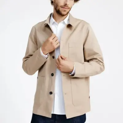 Veste de travail beige Valéry