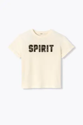 T-shirt à message spirit