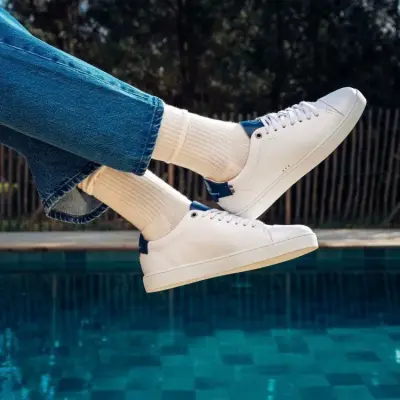 Baskets Abélia Gentle Blanc Bleu
