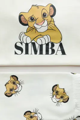 Pyjama imprimé en coton - Crème/Le Roi lion