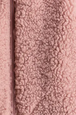 Veste en tissu Teddy bear - Rose clair