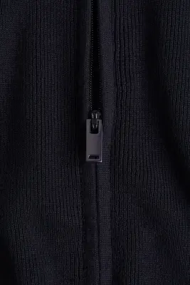 Gilet zippé - Bleu marine
