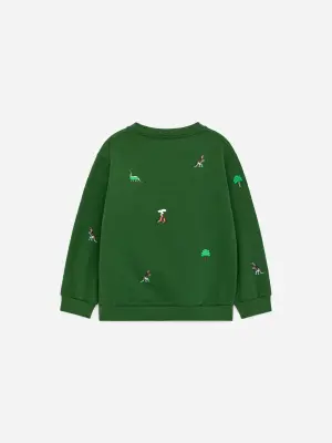 Sweat en éponge - Vert