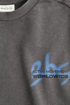 Sweat de sport - Gris/Worldwide