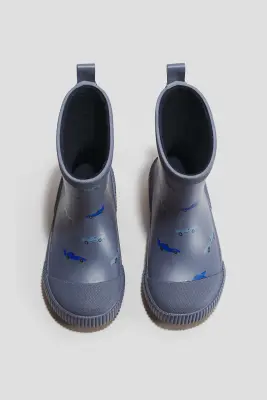 Bottes en caoutchouc - Bleu ancien/voitures de course