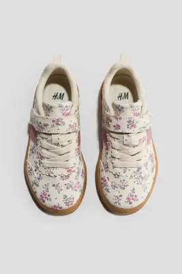 Sneakers - Crème/fleuri