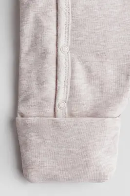 Combi-pilote matelassée en jersey - Beige