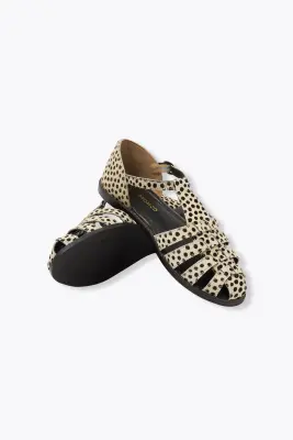 Sandalettes en cuir Femme