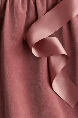 Robe en velours - Rose ancien