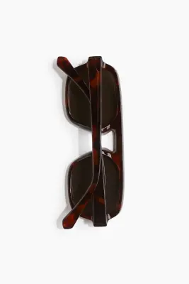 Lunettes de soleil - Marron/motif écaille de tortue