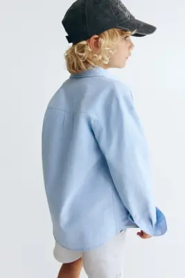 Chemise Oxford - Bleu clair