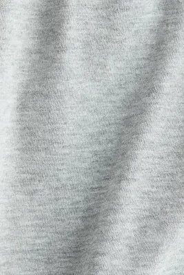 Pantalon jogger en coton - Gris clair chiné