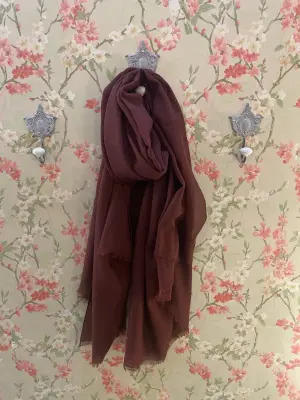 Nouveau ! POMANDÈRE Écharpe F175 Bordeaux