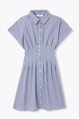 Robe-chemise rayée Femme