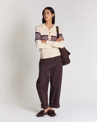 Pantalon Tristan chocolat