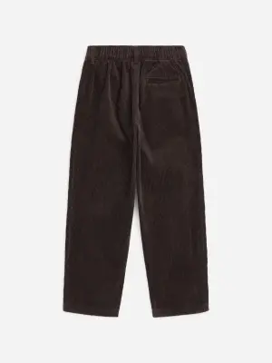 Pantalon en velours côtelé - Marron