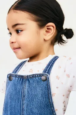 Salopette en denim - Bleu denim