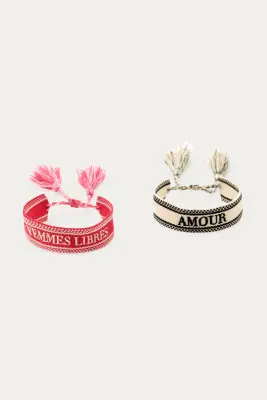 2 bracelets solidaires Femme
