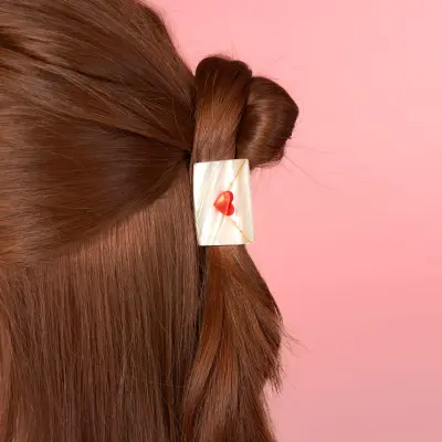 Mini pince à cheveux Lettre d'Amour Coucou Suzette