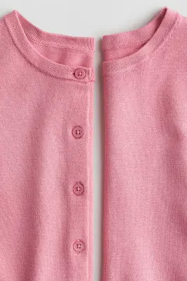 Ensemble 2 pièces avec top et gilet - Rose