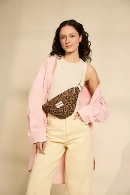 Sac banane Olivia Léopard Cannelle – Hindbag