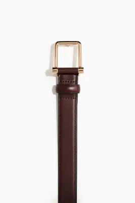 Ceinture en cuir - Marron