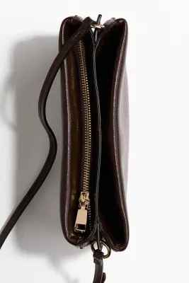 Sac crossbody - Marron foncé
