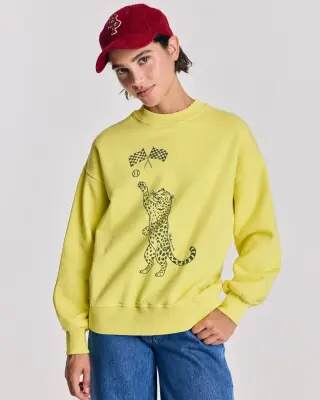 Sweat-shirt Virgile jaune