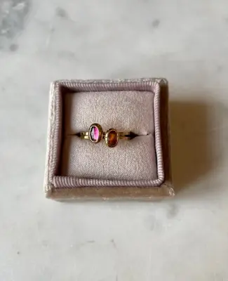 Nouveau ! ROOM SERVICE JEWELRY Bagues Rosie Tourmaline 54A