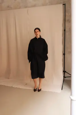 MONIQUEVANHEIST – COAT NO.10 – BLACK