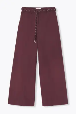 Pantalon très large en toile