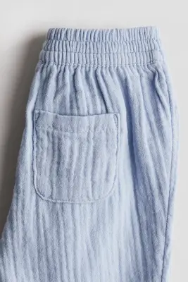 Pantalon en coton - Bleu clair