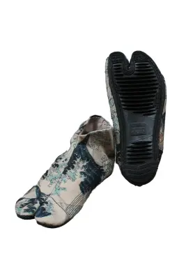 Bottines Tabi COBA - Vague Hokusai