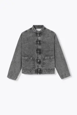 Veste Mandarin en jean Femme