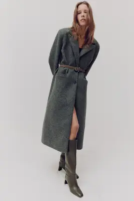 Ceinture en cuir - Vert kaki foncé