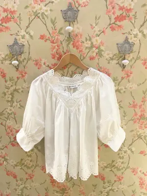 Nouveau ! BELLEPIECE Blouse Tito Delicate White -30%