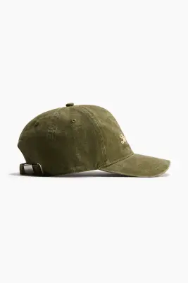 Casquette en twill de coton - Vert kaki/Sass & Savoir