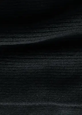 Écharpe tricotée en cachemire - Noir
